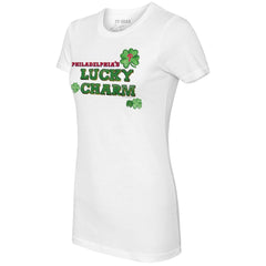 Philadelphia Phillies Tiny Turnip Women's Lucky Charm T-Shirt - White
