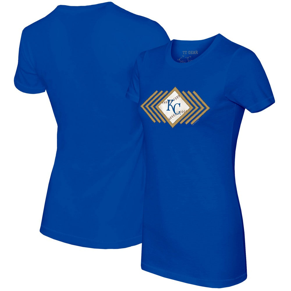 Kansas City Royals Tiny Turnip Women's Prism Arrows T-Shirt - Royal