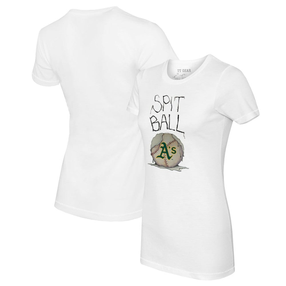 Athletics Tiny Turnip Women's Spit Ball T-Shirt - White