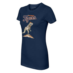 Detroit Tigers Tiny Turnip Women's TT Rex T-Shirt - Navy