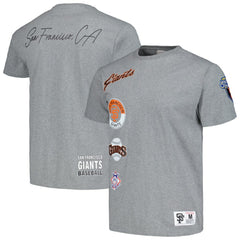 San Francisco Giants Cooperstown Collection City Collection T-Shirt - Heather Gray | Mitchell & Ness