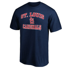 St. Louis Cardinals Heart & Soul T-Shirt - Navy