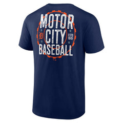 Detroit Tigers Bring It Motor City T-Shirt - Navy