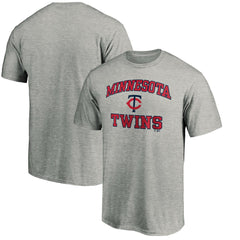 Minnesota Twins Heart & Soul T-Shirt - Heather Gray