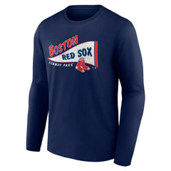 Boston Red Sox The Pennant Long Sleeve T-Shirt - Navy