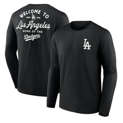 Los Angeles Dodgers Long Ball Long Sleeve T-Shirt - Black