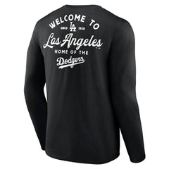 Los Angeles Dodgers Long Ball Long Sleeve T-Shirt - Black