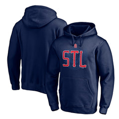 St. Louis Cardinals Paint the Black Pullover Hoodie - Navy