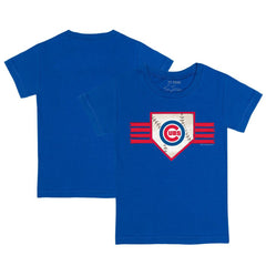 Chicago Cubs Tiny Turnip Youth Base Stripe T-Shirt - Royal