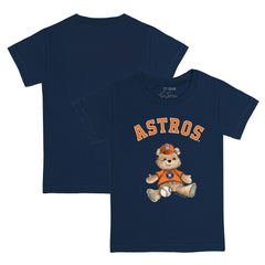 Houston Astros Tiny Turnip Youth Teddy Boy T-Shirt - Navy