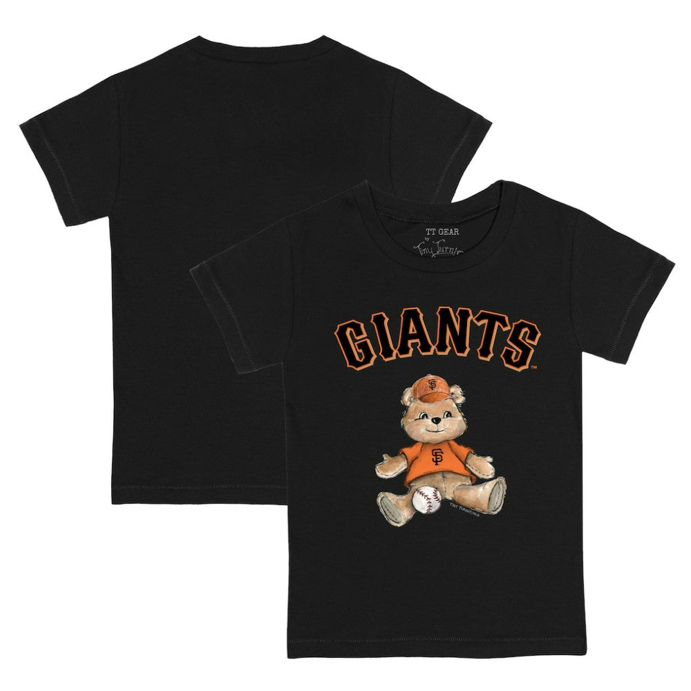 San Francisco Giants Tiny Turnip Youth Teddy Boy T-Shirt - Black