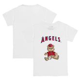 Los Angeles Angels Tiny Turnip Youth Teddy Boy T-Shirt - White