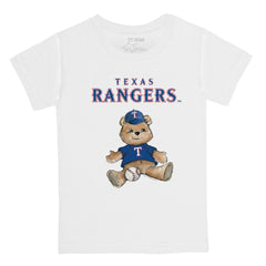 Texas Rangers Tiny Turnip Youth Teddy Boy T-Shirt - White