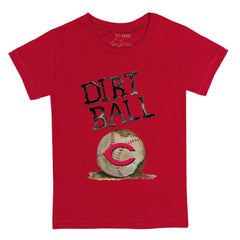 Cincinnati Reds Tiny Turnip Youth Dirt Ball T-Shirt - Red
