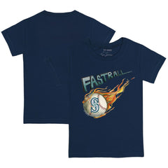 Seattle Mariners Tiny Turnip Youth Fastball T-Shirt - Navy