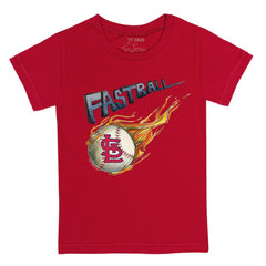 St. Louis Cardinals Tiny Turnip Youth Fastball T-Shirt - Red