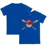 Toronto Blue Jays Tiny Turnip Youth Hat Crossbats T-Shirt - Royal