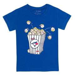 Toronto Blue Jays Tiny Turnip Youth Popcorn T-Shirt - Royal