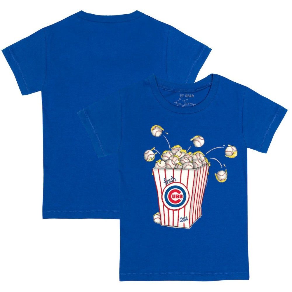 Chicago Cubs Tiny Turnip Youth Popcorn T-Shirt - Royal