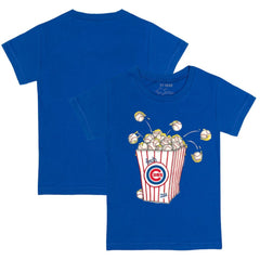 Chicago Cubs Tiny Turnip Youth Popcorn T-Shirt - Royal