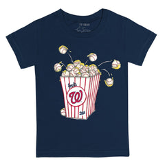 Washington Nationals Tiny Turnip Youth Popcorn T-Shirt - Navy