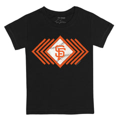San Francisco Giants Tiny Turnip Youth Prism Arrows T-Shirt - Black