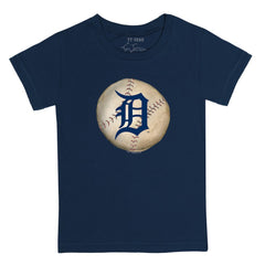 Detroit Tigers Tiny Turnip Youth Stitched Baseball T-Shirt - Navy