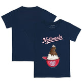 Washington Nationals Tiny Turnip Youth Sundae Helmet T-Shirt - Navy