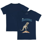 Seattle Mariners Tiny Turnip Youth TT Rex T-Shirt - Navy