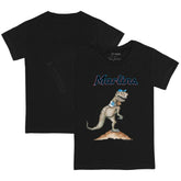 Miami Marlins Tiny Turnip Youth TT Rex T-Shirt - Black