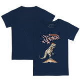 Detroit Tigers Tiny Turnip Youth TT Rex T-Shirt - Navy