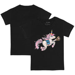 Miami Marlins Tiny Turnip Youth Unicorn T-Shirt - Black