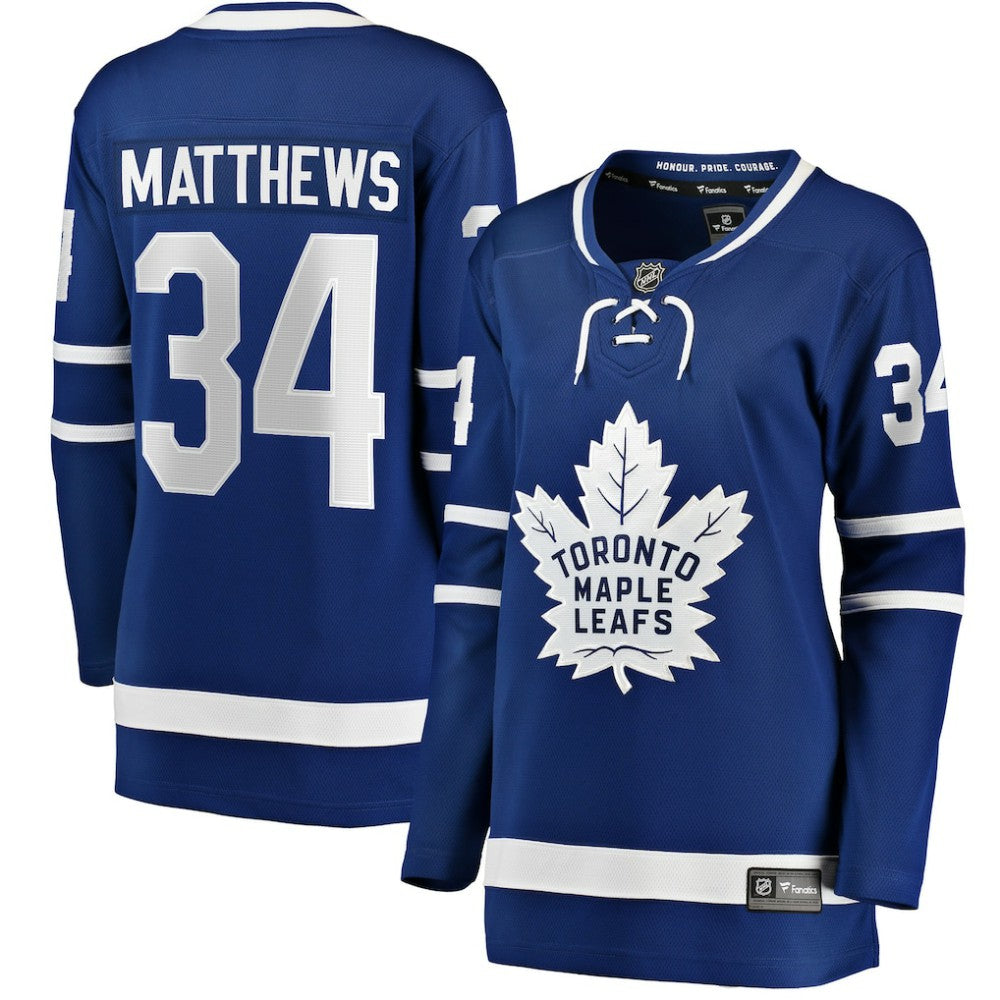 Auston Matthews Toronto Maple Leafs Fanatics Women's Home Breakaway Jersey