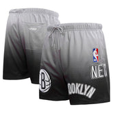 Brooklyn Nets Pro Standard Ombre Mesh Shorts - Black/Gray shop
