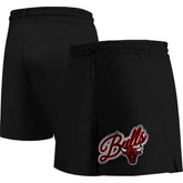 Chicago Bulls Pro Standard Women's Script Woven Shorts - Black for sale