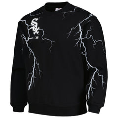Chicago White Sox PLEASURES Lightning Crewneck Pullover Sweatshirt - Black