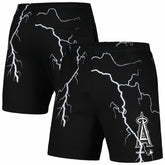 Los Angeles Angels PLEASURES Lightning Shorts - Black