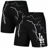 Los Angeles Dodgers PLEASURES Lightning Shorts - Black