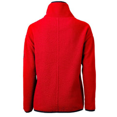 San Diego Padres Cutter & Buck Women's Americana Logo Cascade Eco Sherpa Fleece Half-Zip Pullover Jacket - Red