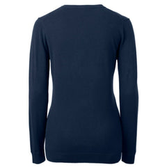 Philadelphia Phillies Cutter & Buck Women's Americana Logo Lakemont Tri-Blend V-Neck Pullover Sweater - Navy