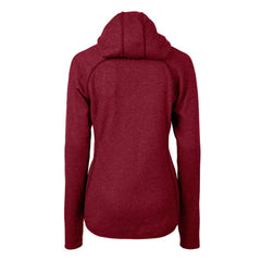 Pittsburgh Pirates Cutter & Buck Women's Americana Logo Mainsail Sweater-Knit Full-Zip Hoodie - Cardinal