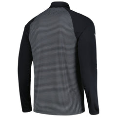 San Francisco Giants Levelwear Charter Striped Raglan Quarter-Zip Top - Black