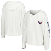 Washington Capitals Concepts Sport Women's Accord Hacci Long Sleeve Hoodie Top