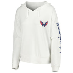 Washington Capitals Concepts Sport Women's Accord Hacci Long Sleeve Hoodie Top