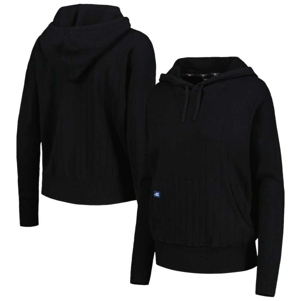 Los Angeles Dodgers Levelwear Women's Dream Icon Tab Pullover Hoodie - Black
