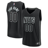Brooklyn Nets Youth Fast Break Replica Custom Jersey - Statement Edition - Black | Fanatics discount