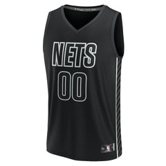 Brooklyn Nets Youth Fast Break Replica Custom Jersey - Statement Edition - Black | Fanatics discount