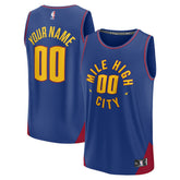 Denver Nuggets Youth Fast Break Replica Custom Jersey sale - Statement Editi- Blue | Fanatics for sale
