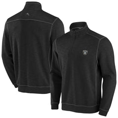 NFL Las Vegas Raiders Big & Tall Tobago Bay Half-Zip Sweatshirt