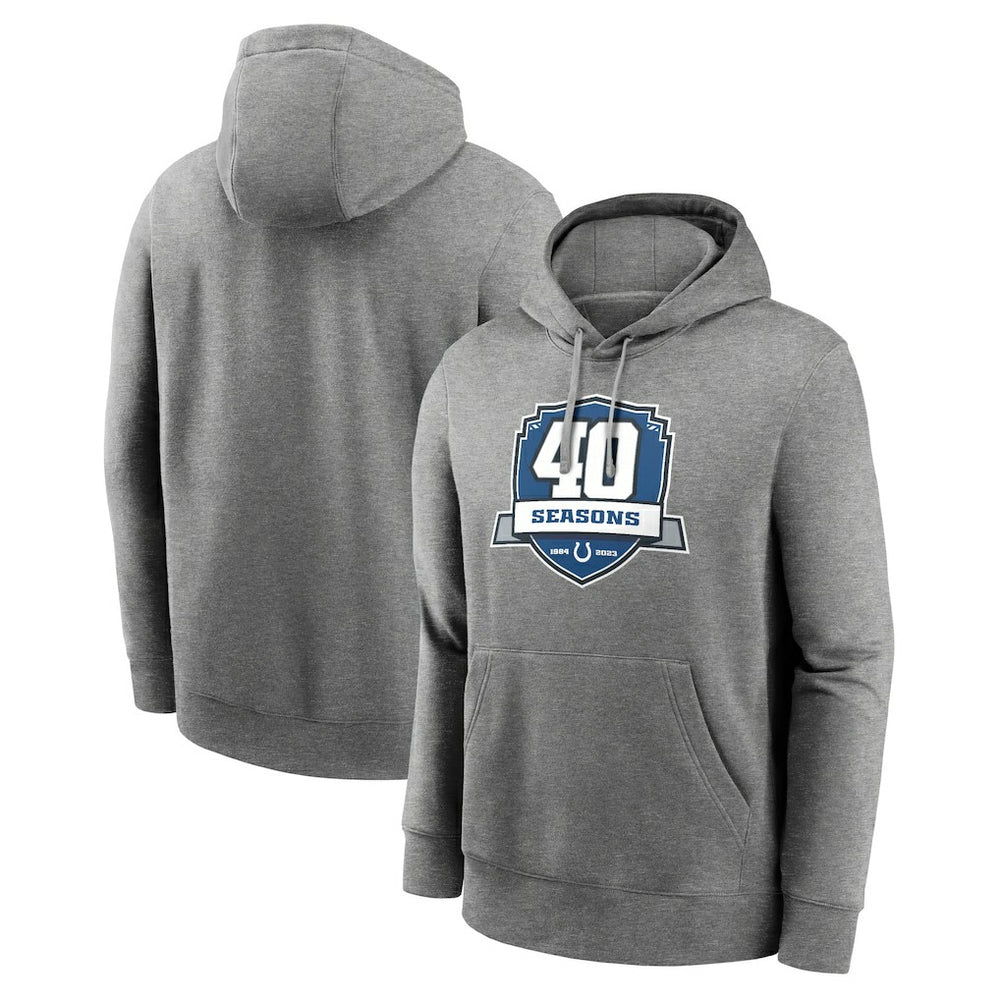 NFL Indianapolis Colts 40th Anniversary Club Pullover Hoodie